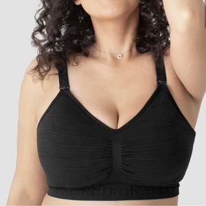 Kindred Bravely Bra Womens Large Black Sublime Hands Free Pumping Nursing NWOT